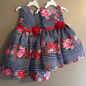 Matching Girls Easter or Flower Girl Dresses
